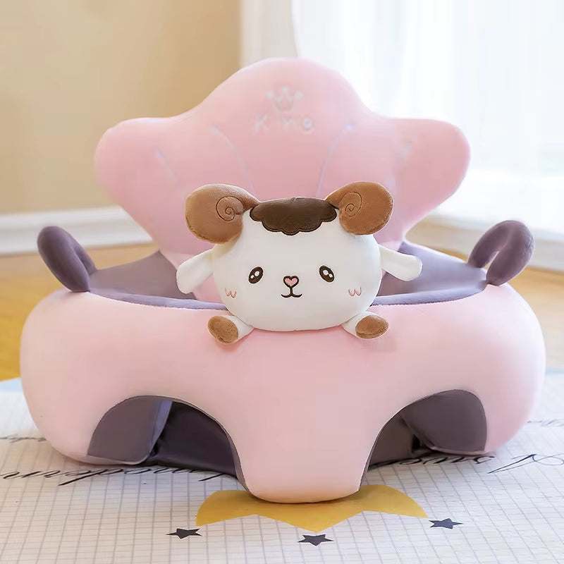Cartoon Toddler Baby Sofa Seat Cover Plush Chair - No Stuffing Cradle - Georgenest.com