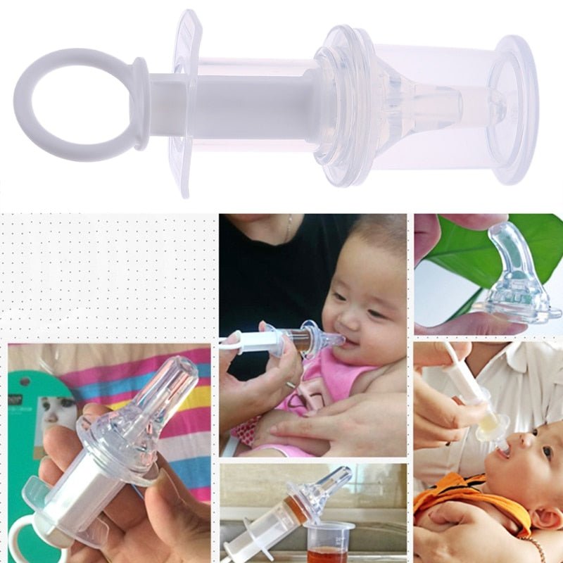 Baby syringe medicine feeder infant pacifier type medicine feeder - Georgenest.com