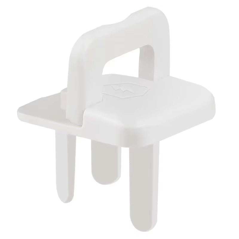Child Safety Socket Covers – White Socket Protector Sleeves (10 pcs) - Georgenest.com