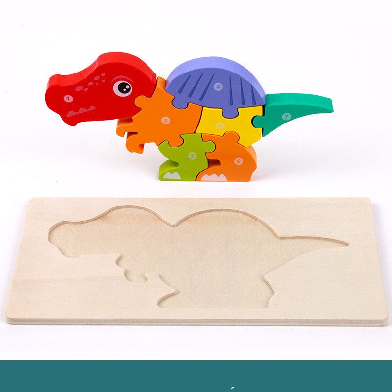 Children's Educational Toys Wooden Three - dimensional Montessori - Georgenest.com