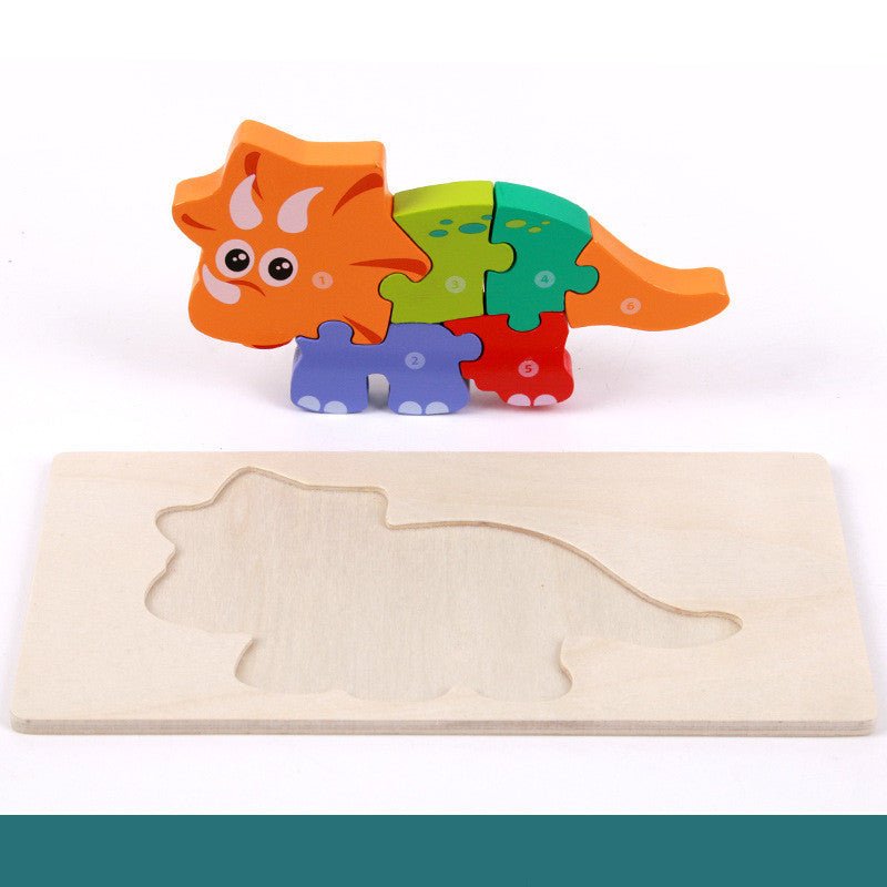Children's Educational Toys Wooden Three - dimensional Montessori - Georgenest.com