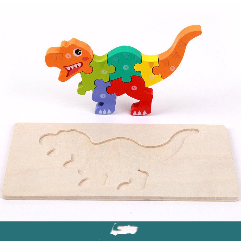 Children's Educational Toys Wooden Three - dimensional Montessori - Georgenest.com