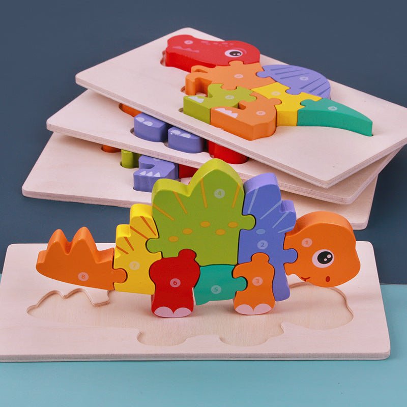 Children's Educational Toys Wooden Three - dimensional Montessori - Georgenest.com