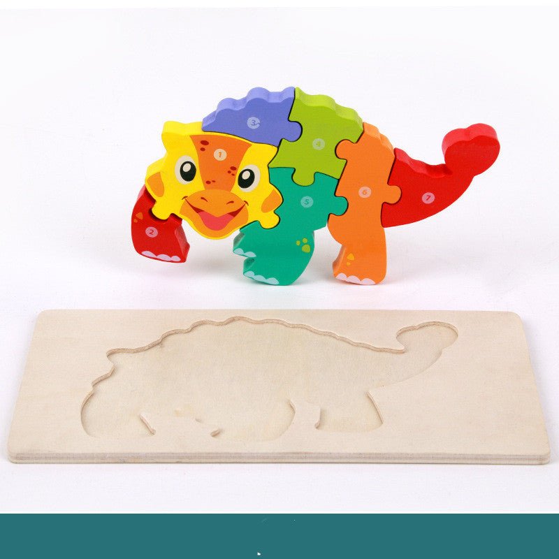 Children's Educational Toys Wooden Three - dimensional Montessori - Georgenest.com