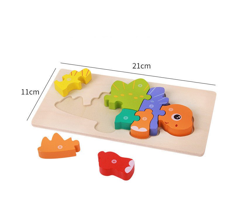 Children's Educational Toys Wooden Three - dimensional Montessori - Georgenest.com