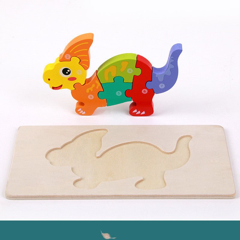 Children's Educational Toys Wooden Three - dimensional Montessori - Georgenest.com