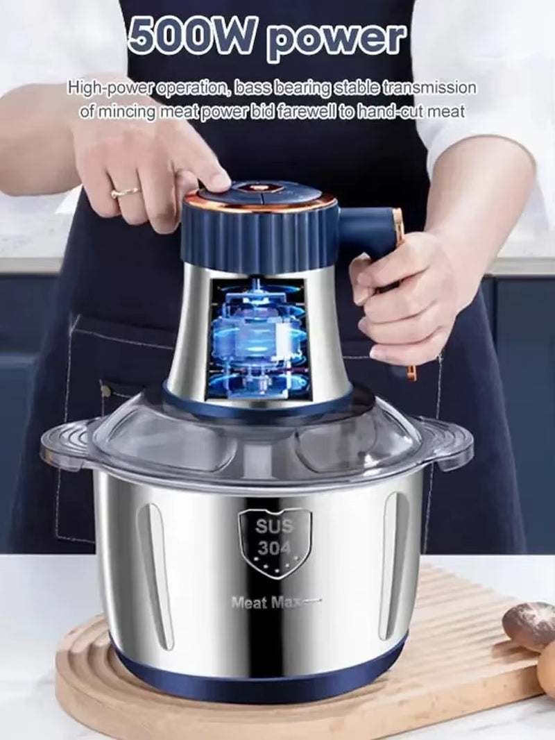 Electric Meat Grinders – 5L Stainless Steel Food Chopper & meat Mixer.