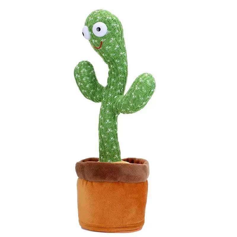 Dancing Cactus Toy – Talking, Singing & Wiggling Plush for Kids - Georgenest.com