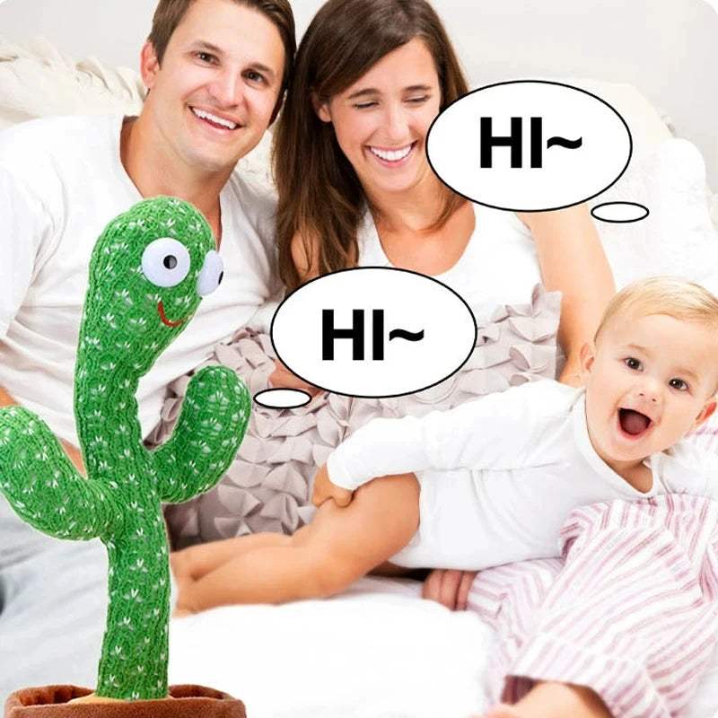 Dancing Cactus Toy – Talking, Singing & Wiggling Plush for Kids cactus