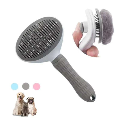 Pet Dog Hair Brush – Stainless Steel Grooming Comb for Pets Hair Brush
