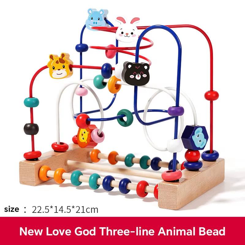 Toddler Learning Blocks and Beads Toy Set - Georgenest.com