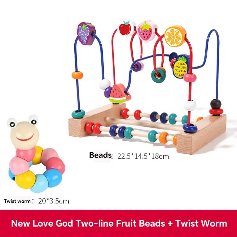 Toddler Learning Blocks and Beads Toy Set - Georgenest.com