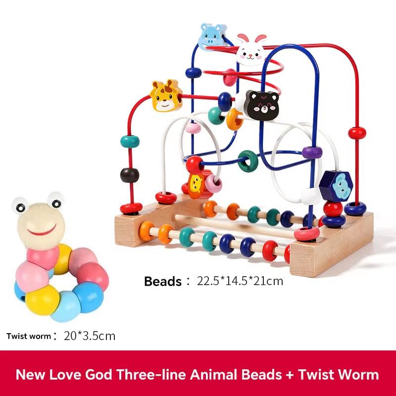 Toddler Learning Blocks and Beads Toy Set - Georgenest.com