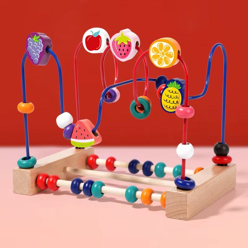 Toddler Learning Blocks and Beads Toy Set - Georgenest.com