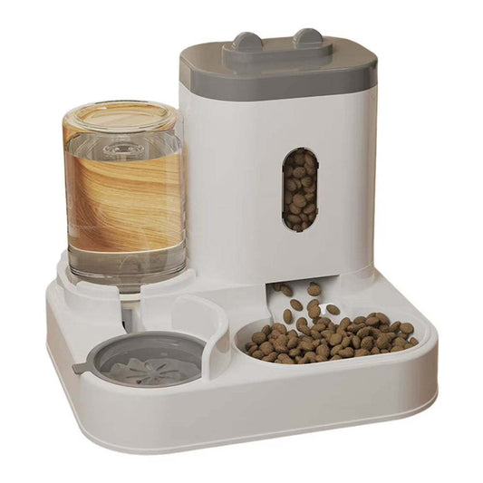 2 in 1 Automatic Pet Feeder – Food & Water Dispenser for Cats & Dogs..