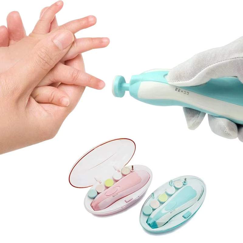 Baby Electric Nail Trimmer Set for Safe Manicure Care - Georgenest.com