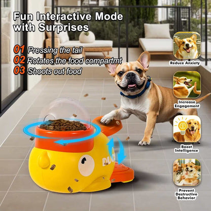 Pet Snack Feeder – Automatic Dog & Cat Food Dispenser for Training pet