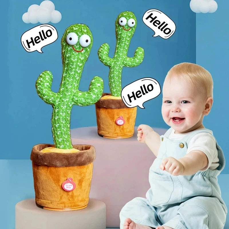 Dancing Cactus Toy – Talking, Singing & Wiggling Plush for Kids cactus