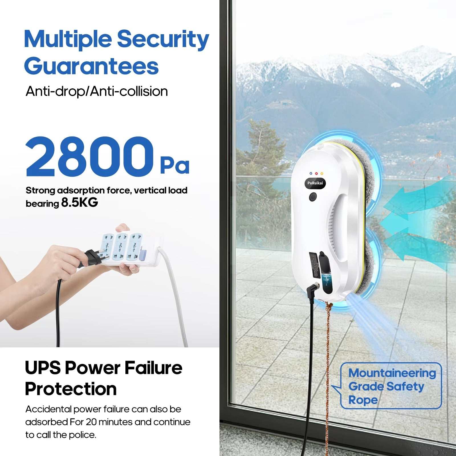 Household Window Automatic Water Spray Robot – Smart Glass Cleaner....