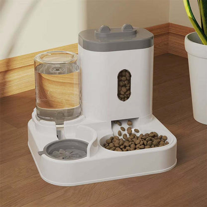 2 in 1 Automatic Pet Feeder – Food & Water Dispenser for Cats & Dogs..