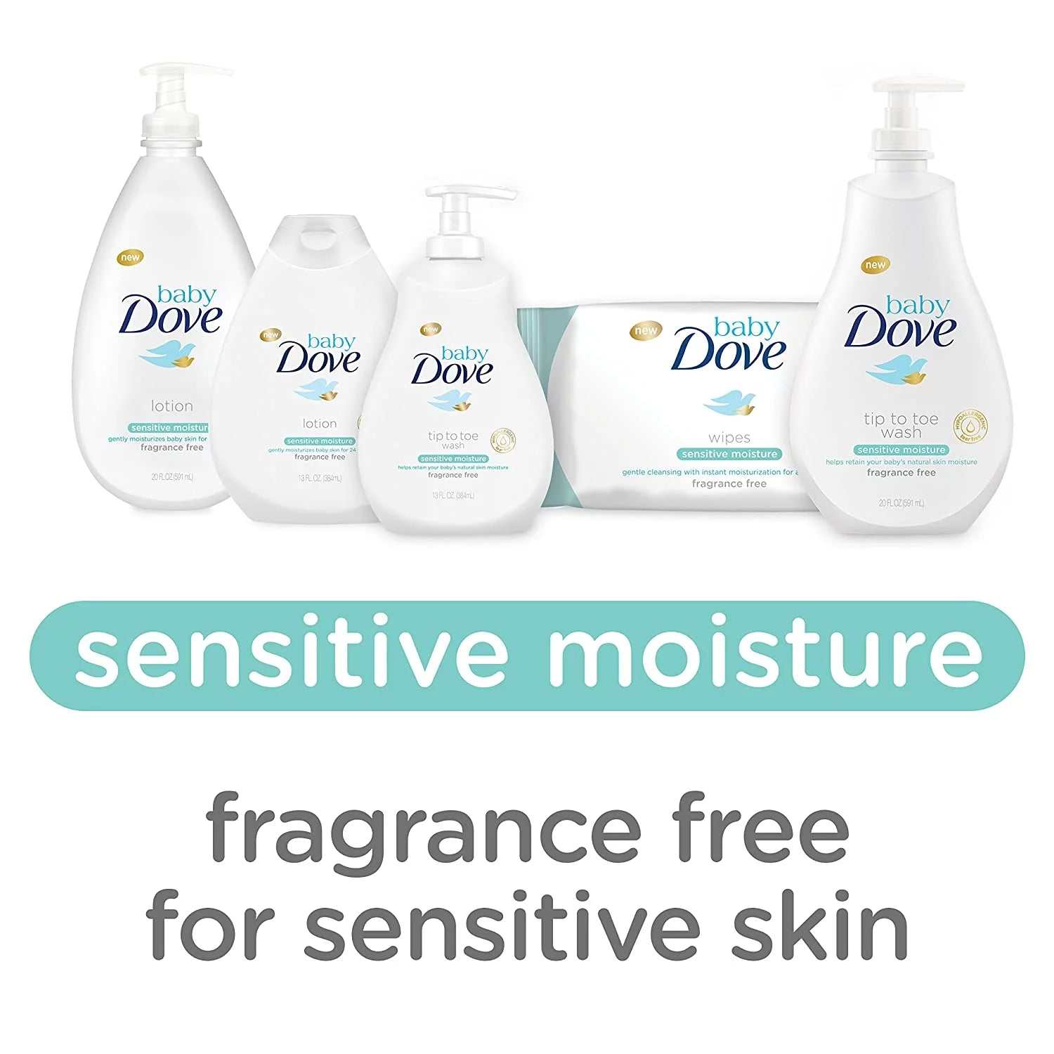 Sensitive Skin Moisturizer Trio 13 oz Fragrance-Free Lotion Set - Georgenest.com