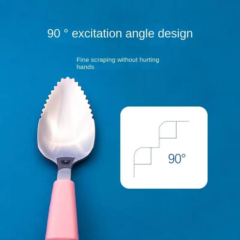 Silicone Baby Fruit Spoon Set - Soft Tip, Two Heads, Easy to Eat, Feeding Utensils - Georgenest.com