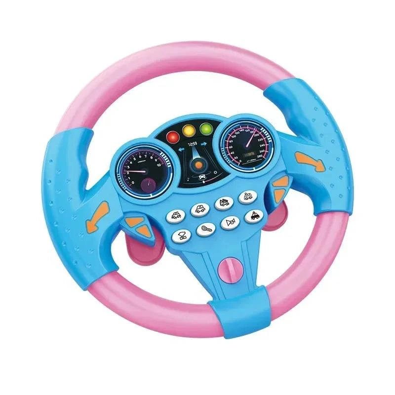 Infant Shining Simulation Steering Wheel – Baby Educational Toy Gift.. - Georgenest.com