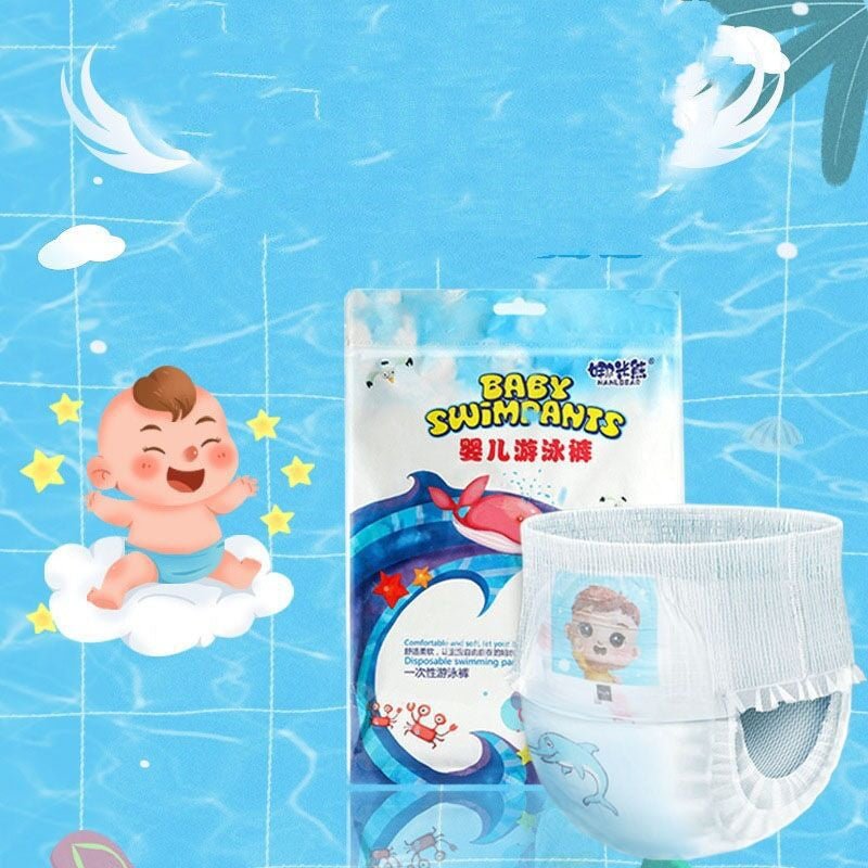 Infant Swimming Diapers Waterproof Pull - up Pants Diapers Disposable - Georgenest.com