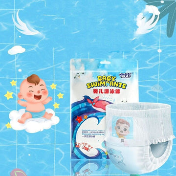 Infant Swimming Diapers Waterproof Pull - up Pants Diapers Disposable - Georgenest.com