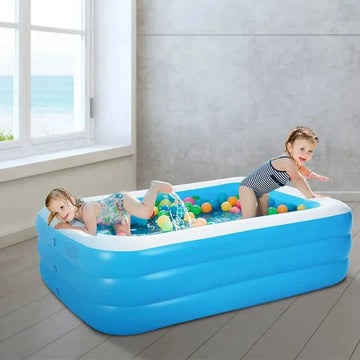 Family Inflatable Swimming Pool Set for Kids and Adults - Georgenest.com