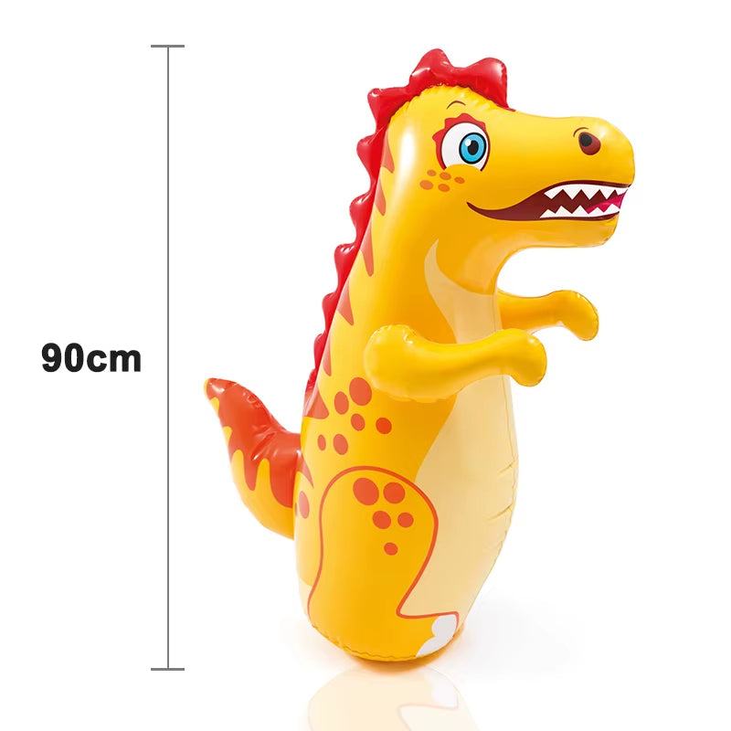 Kids & Adults Inflatable Tumbler Boxing Punching Bag (Dinosaur Design) - Georgenest.com