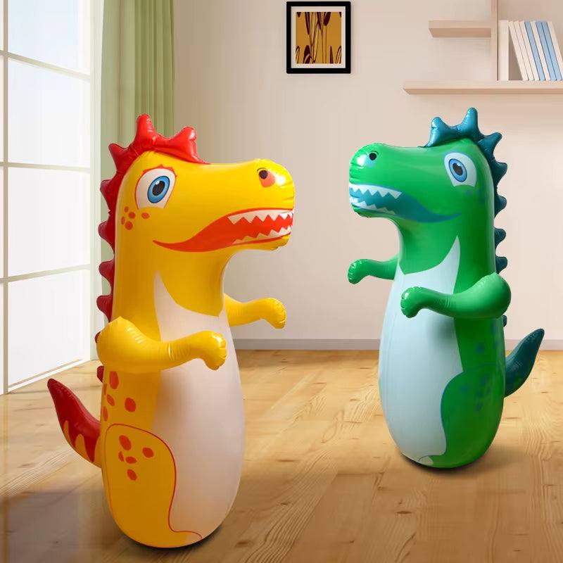 Kids & Adults Inflatable Tumbler Boxing Punching Bag (Dinosaur Design) - Georgenest.com
