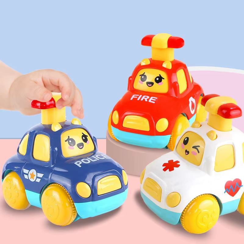 Montessori Baby Toy Fire Engine Ambulance Cars for Boys Girls 1-3 Years - Georgenest.com