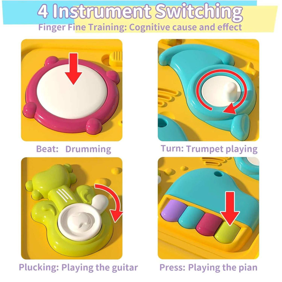 12-in-1 Montessori Educational Cube Toy for 1-3 Year Olds - Georgenest.com