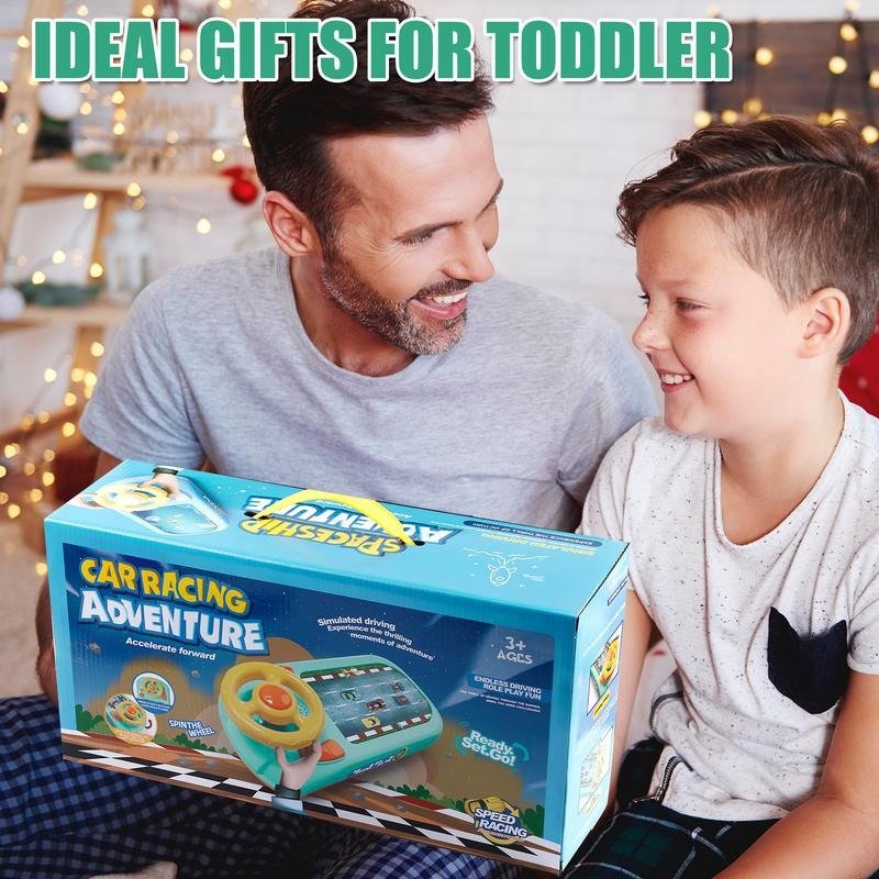 Interactive Racing Car Game Toy for Kids Ages 3-6 | Educational Truck Birthday Gift - Georgenest.com