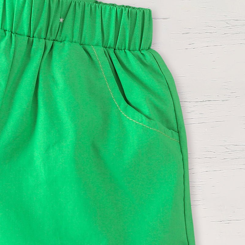 St. Patrick's Day Baby Boy Romper Set with Suspender Pants - Georgenest.com