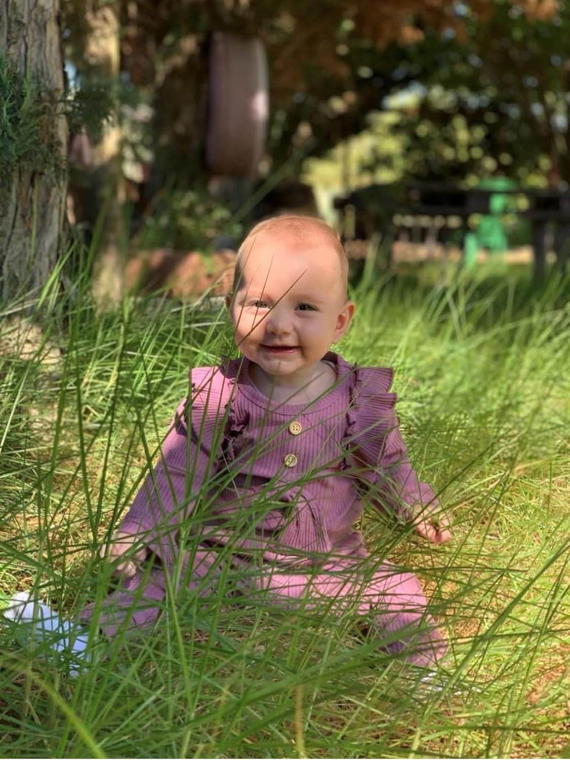 Solid Color Ribbed Infant Girl Outfit Set - Georgenest.com