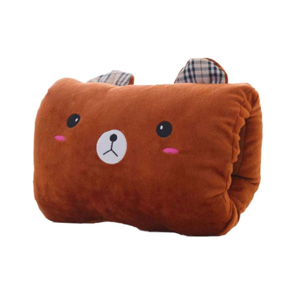 Pink Bear Children'S Plush Pillows – Hand Warmers & Cute Cushion - Georgenest.com