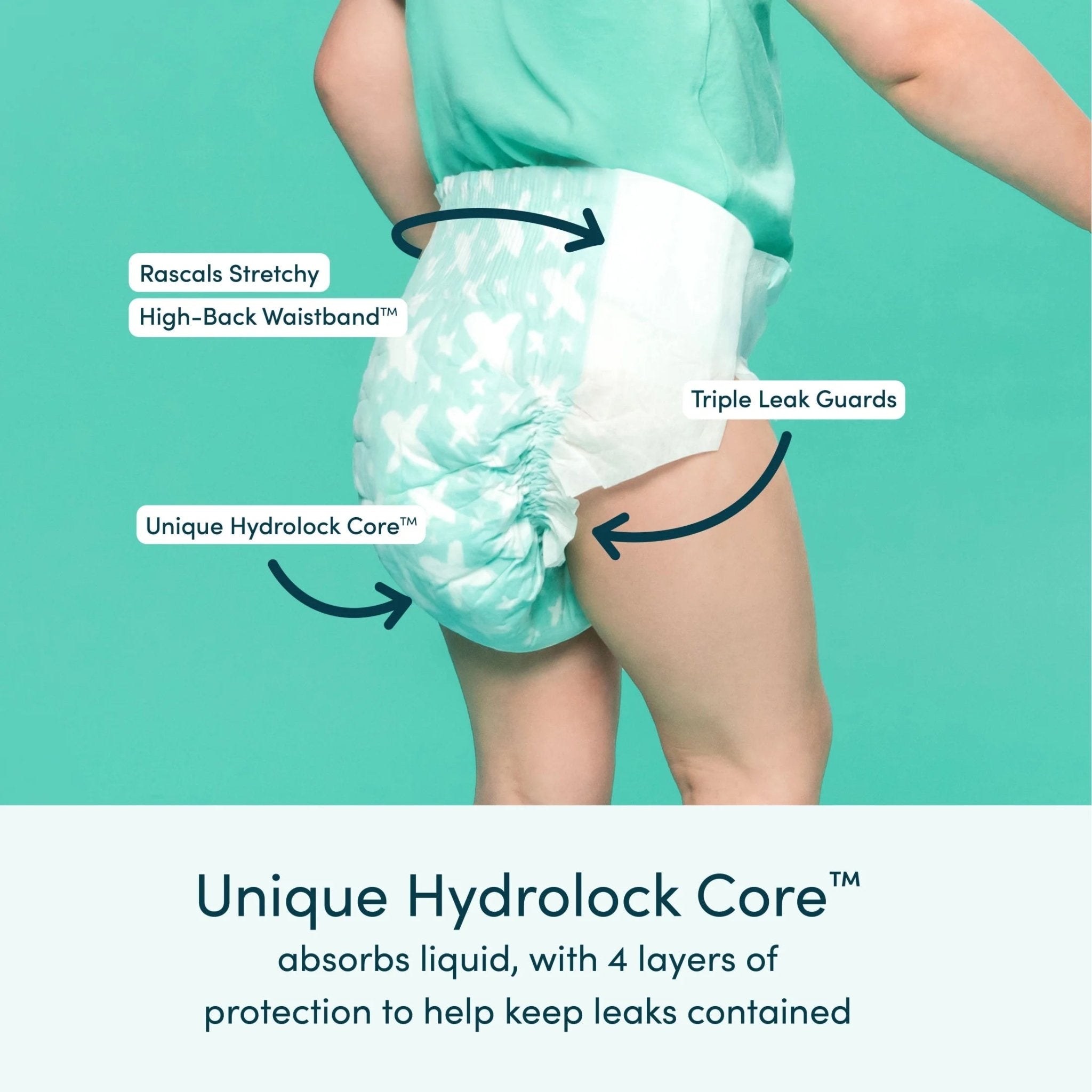 Premium Absorbent Baby Diapers Size 1, 38 Count - Georgenest.com