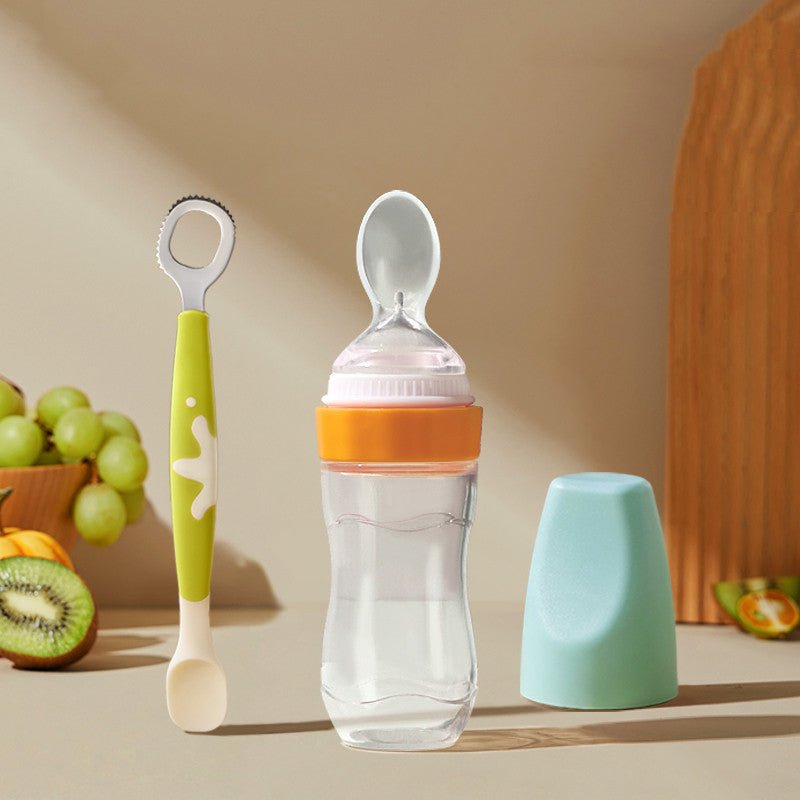 Spoon Feeder for Babies - Baby Rice Paste Squeezer - Georgenest.com