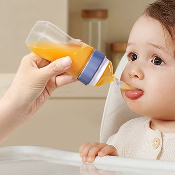 Spoon Feeder for Babies - Baby Rice Paste Squeezer - Georgenest.com