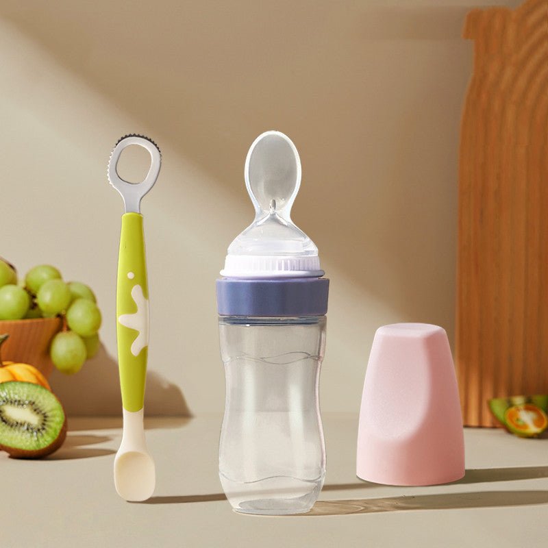 Spoon Feeder for Babies - Baby Rice Paste Squeezer - Georgenest.com