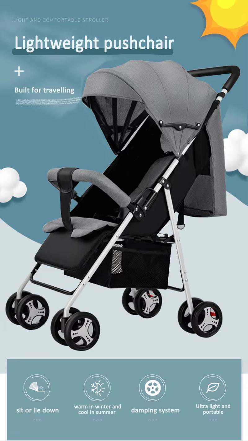 Multifunctional Baby Stroller for Newborns - Light & Convenient Travel Solution - Georgenest.com