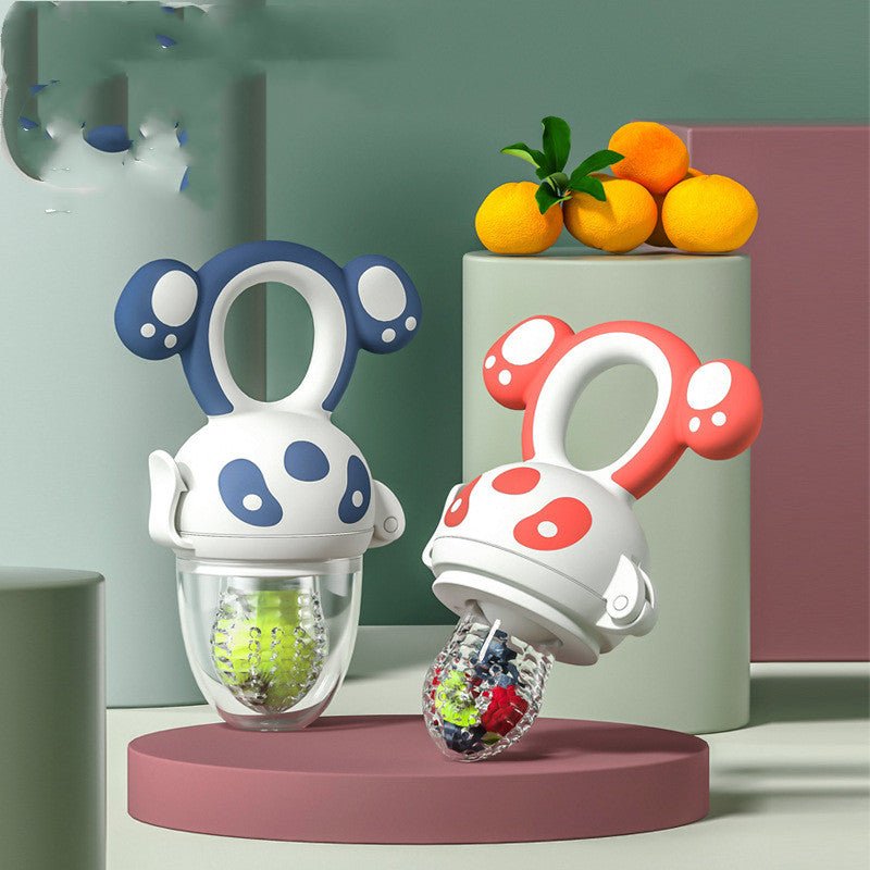 Teething Feeder Bag Fruit Supplement Device Baby Teether Stick Silicone - Georgenest.com