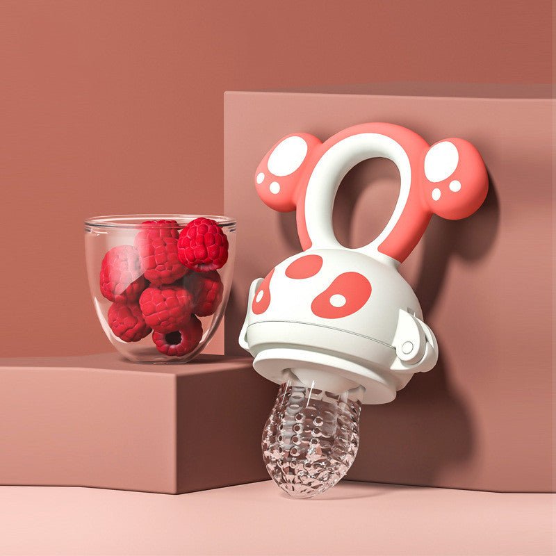 Teething Feeder Bag Fruit Supplement Device Baby Teether Stick Silicone - Georgenest.com