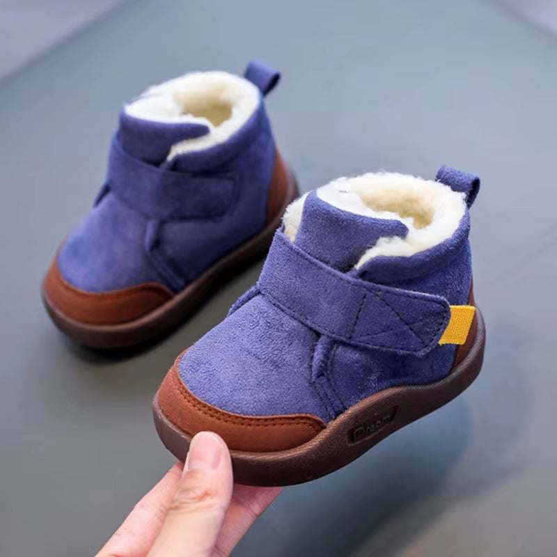 Soft Plush Winter Baby Boots for Toddlers and Newborns - Outdoor Infant Shoes - Georgenest.com