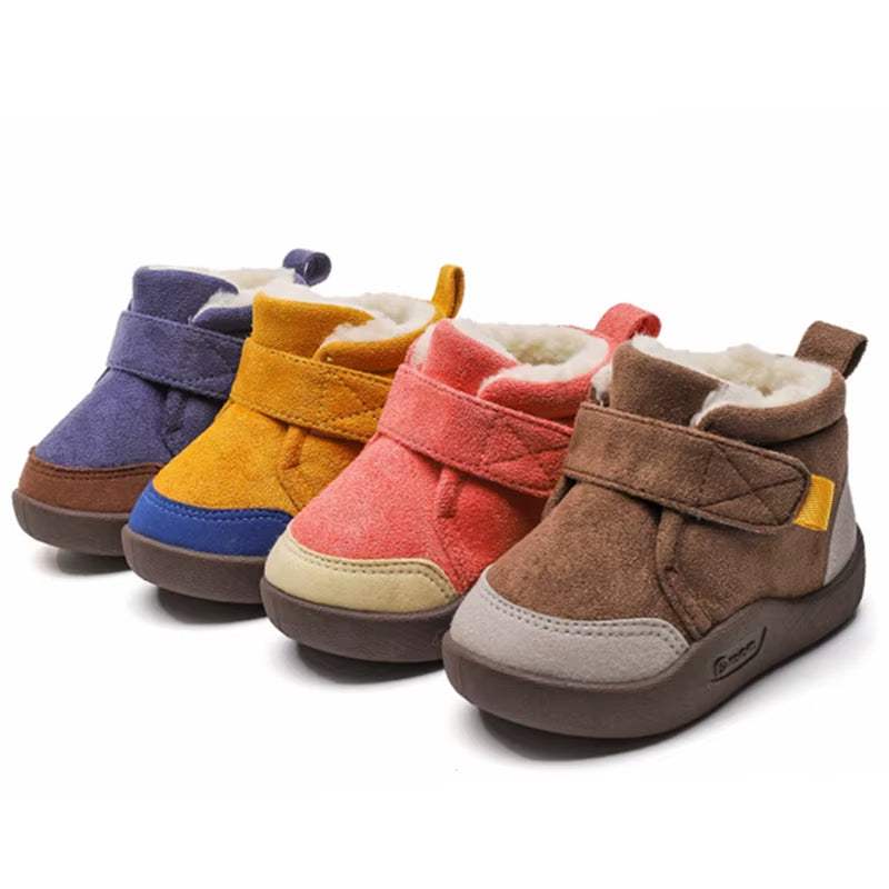 Soft Plush Winter Baby Boots for Toddlers and Newborns - Outdoor Infant Shoes - Georgenest.com