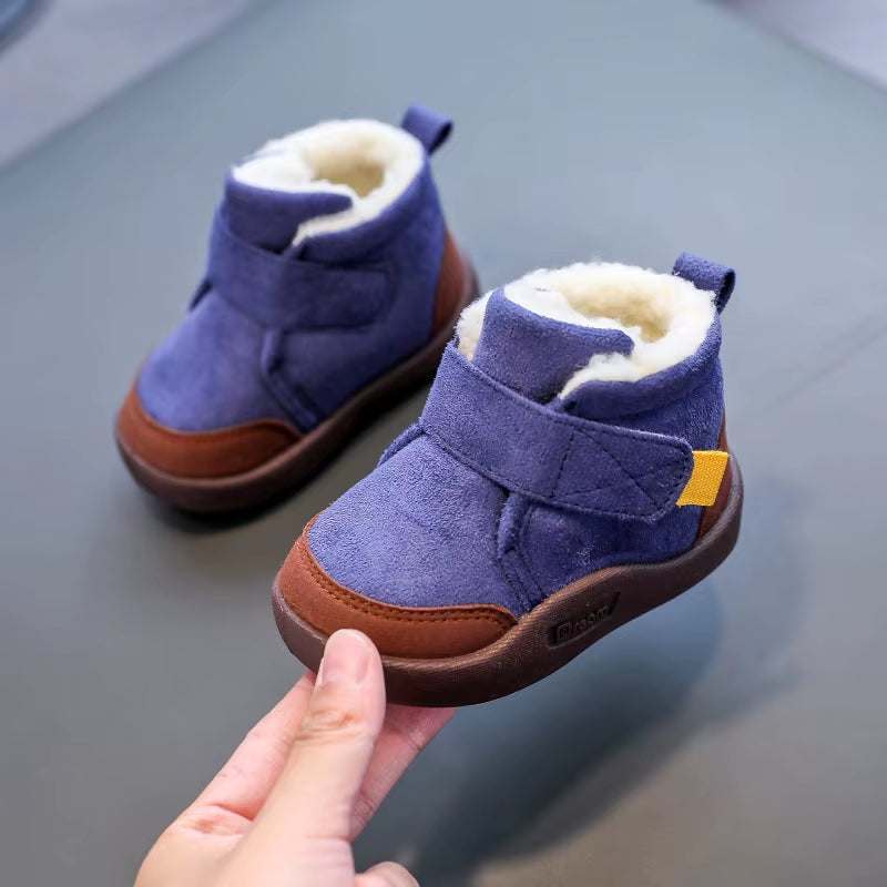 Soft Plush Winter Baby Boots for Toddlers and Newborns - Outdoor Infant Shoes - Georgenest.com