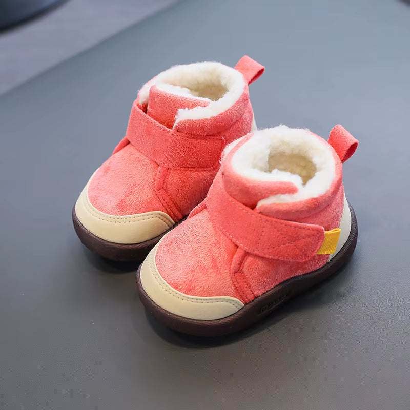 Soft Plush Winter Baby Boots for Toddlers and Newborns - Outdoor Infant Shoes - Georgenest.com