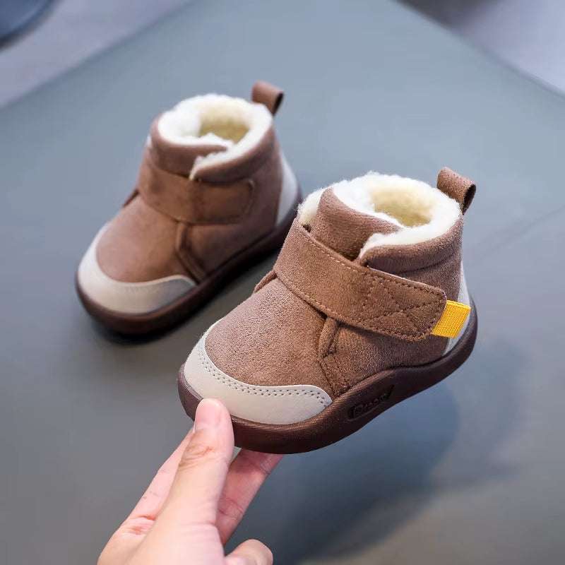 Soft Plush Winter Baby Boots for Toddlers and Newborns - Outdoor Infant Shoes - Georgenest.com
